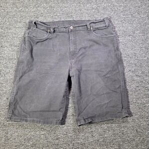 Genuine Dickies Carpenter Shorts Mens 38 Black Stretch Utility Workwear Rugged